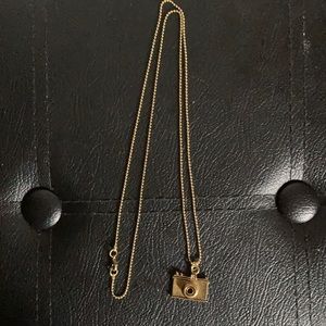 Vintage camera necklace 70cm chain